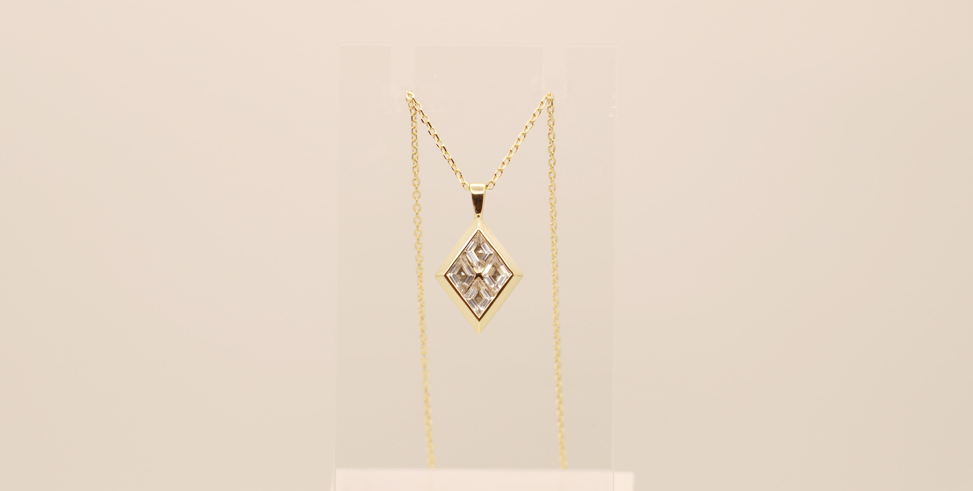 Light of the World in Sterling Silver plated in 14k Yellow Gold with White Topaz