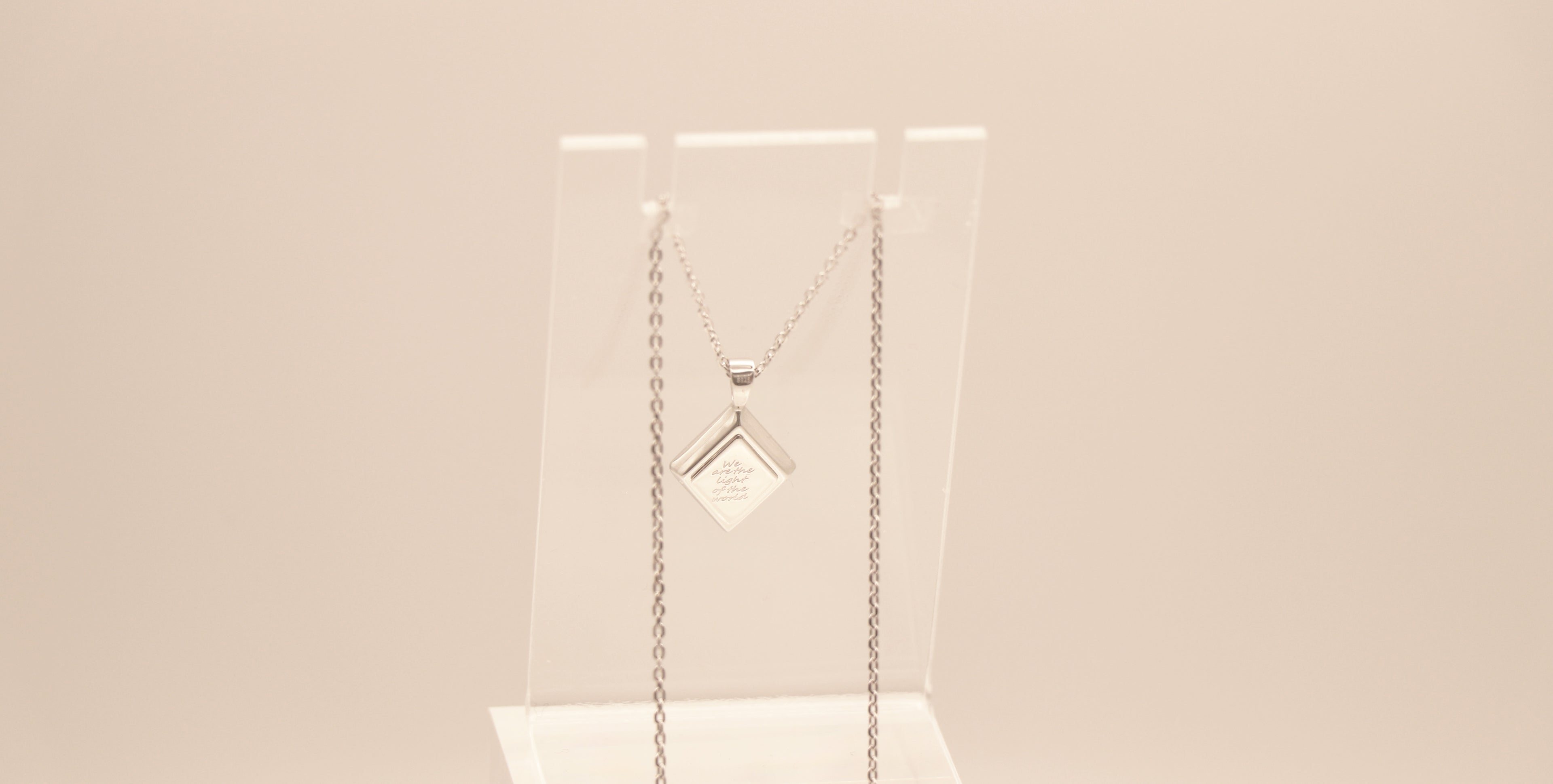 Light of the World in Sterling Silver and White Topaz