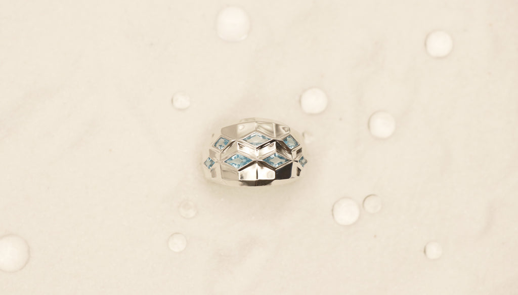 Living Water in Sterling Silver with Blue Topaz