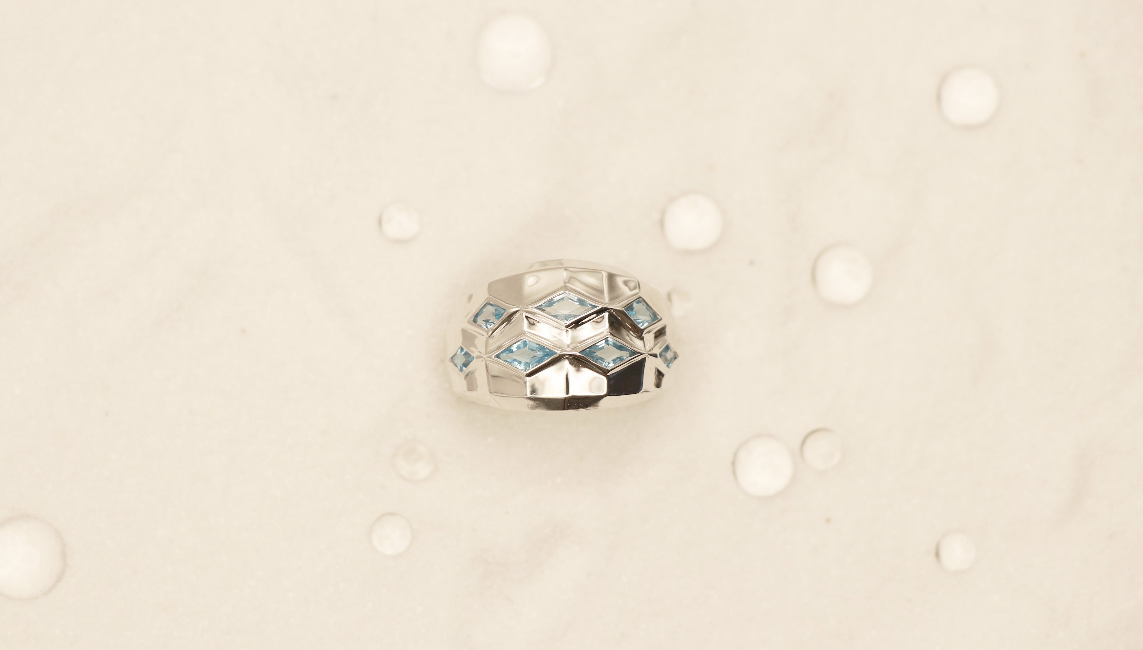 Living Water in Sterling Silver with Blue Topaz