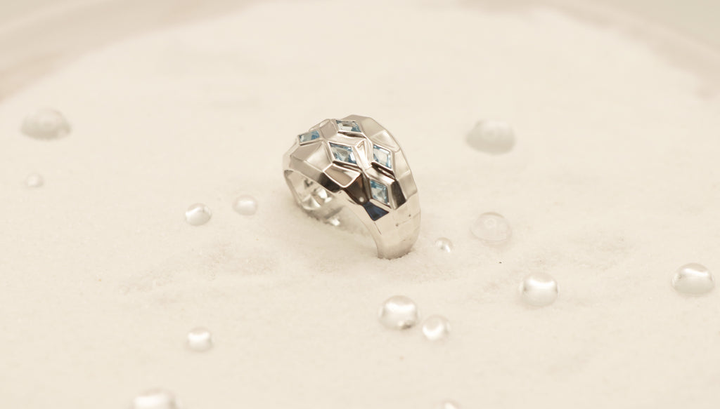 Living Water in Sterling Silver with Blue Topaz