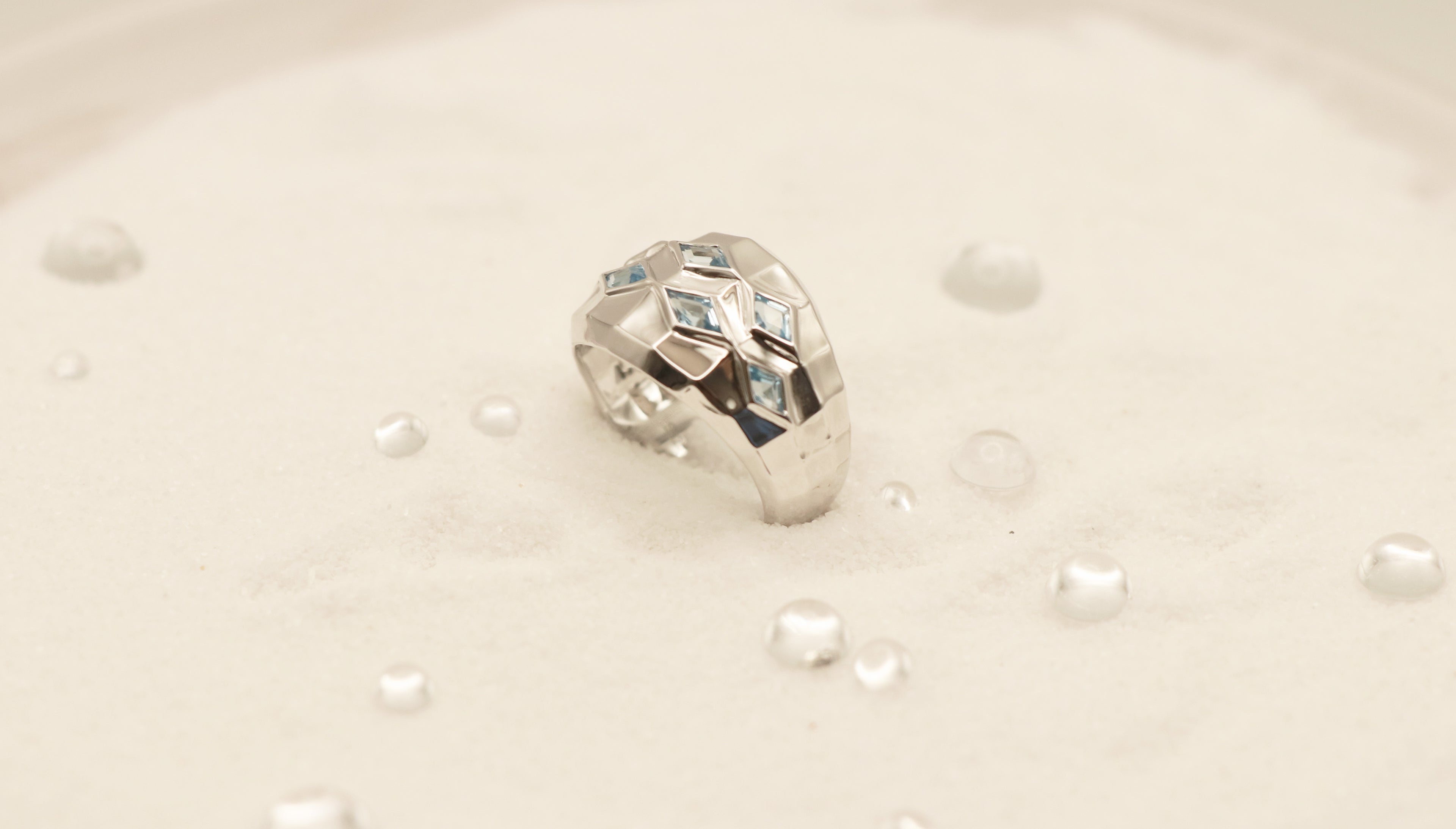 Living Water in Sterling Silver with Blue Topaz