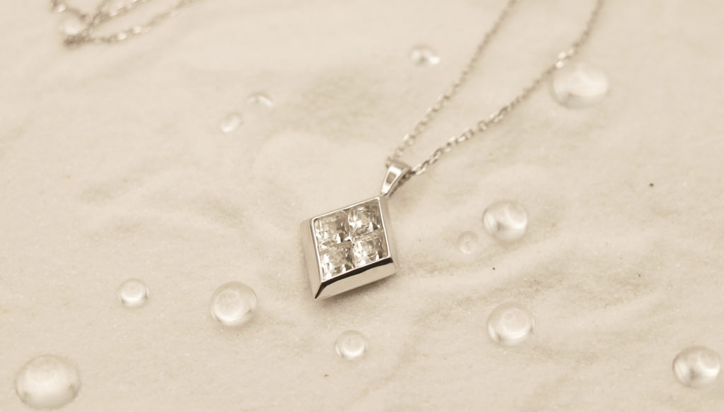 Light of the World in Sterling Silver and White Topaz