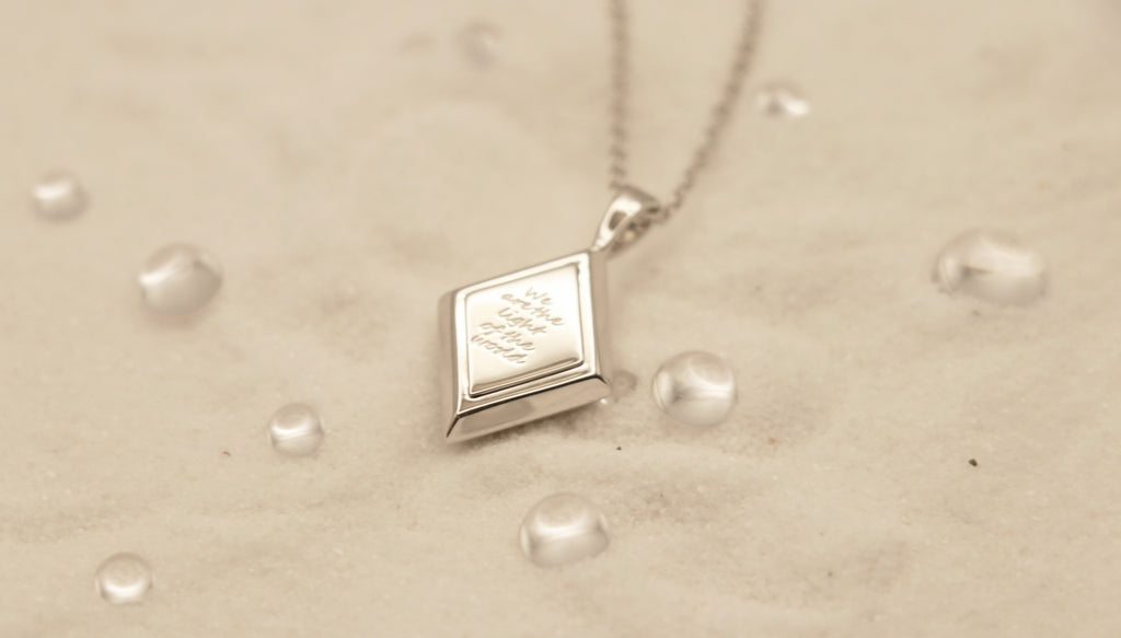 Light of the World in Sterling Silver and White Topaz