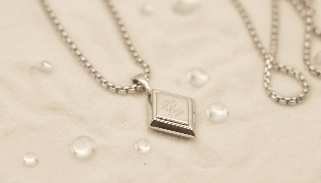 Light of the World in Sterling Silver and White Topaz